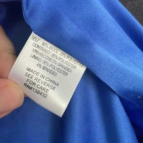 Modcloth Salient Style Wool Coat Polkadot Gray Sz XS - Picture 14 of 15